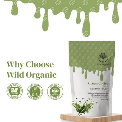 Wild Organic Green Coffee Clay Mask Powder