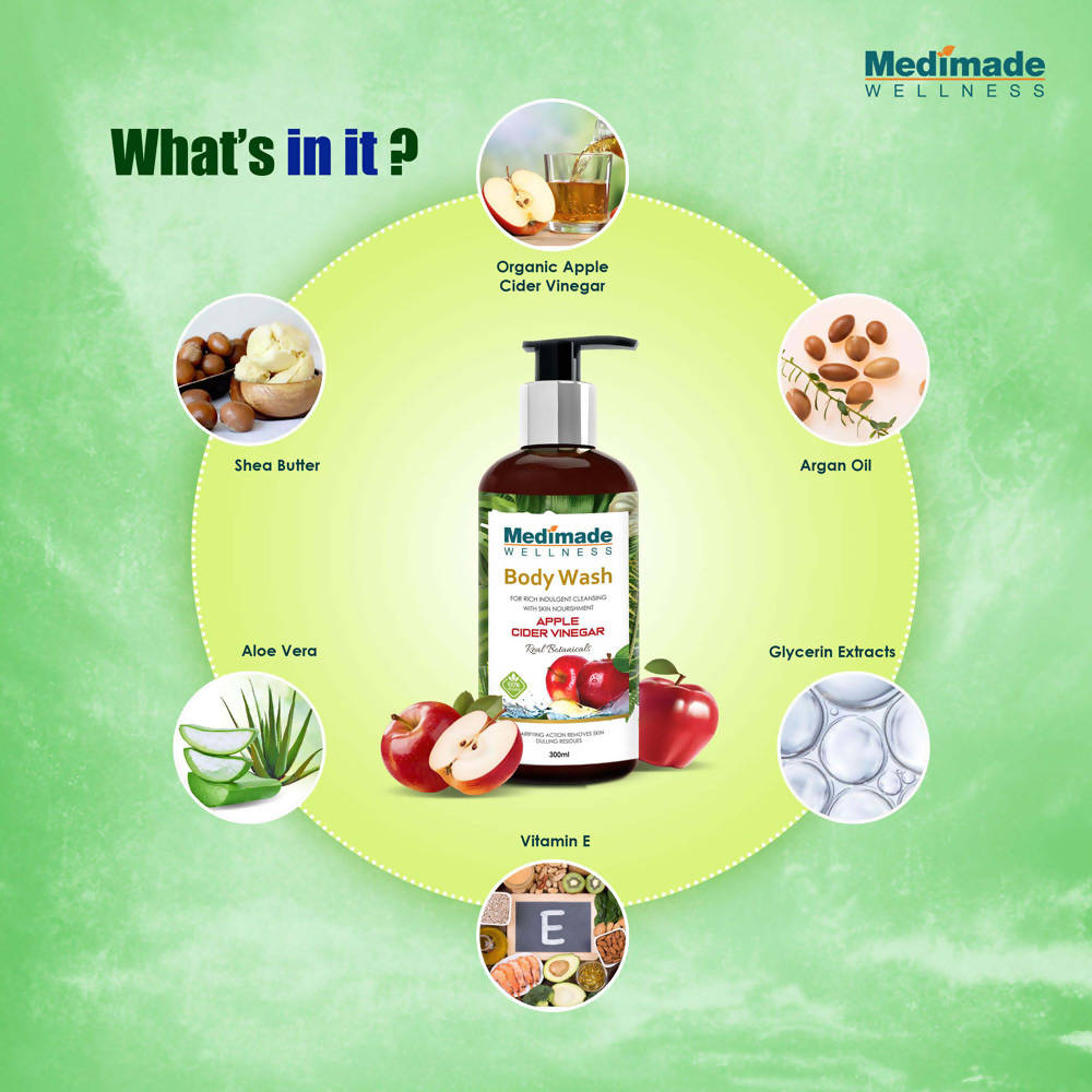 Medimade Wellness Apple Cider Vinegar Body Wash - DrMediCart