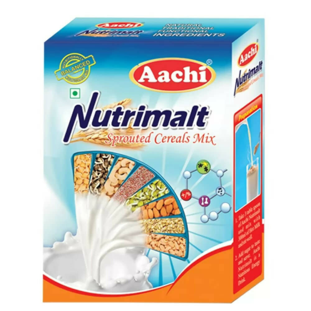 Buy Aachi Nutrimalt Sprouted Grains Drink Mix from DrMediCart, Ship from India to USA