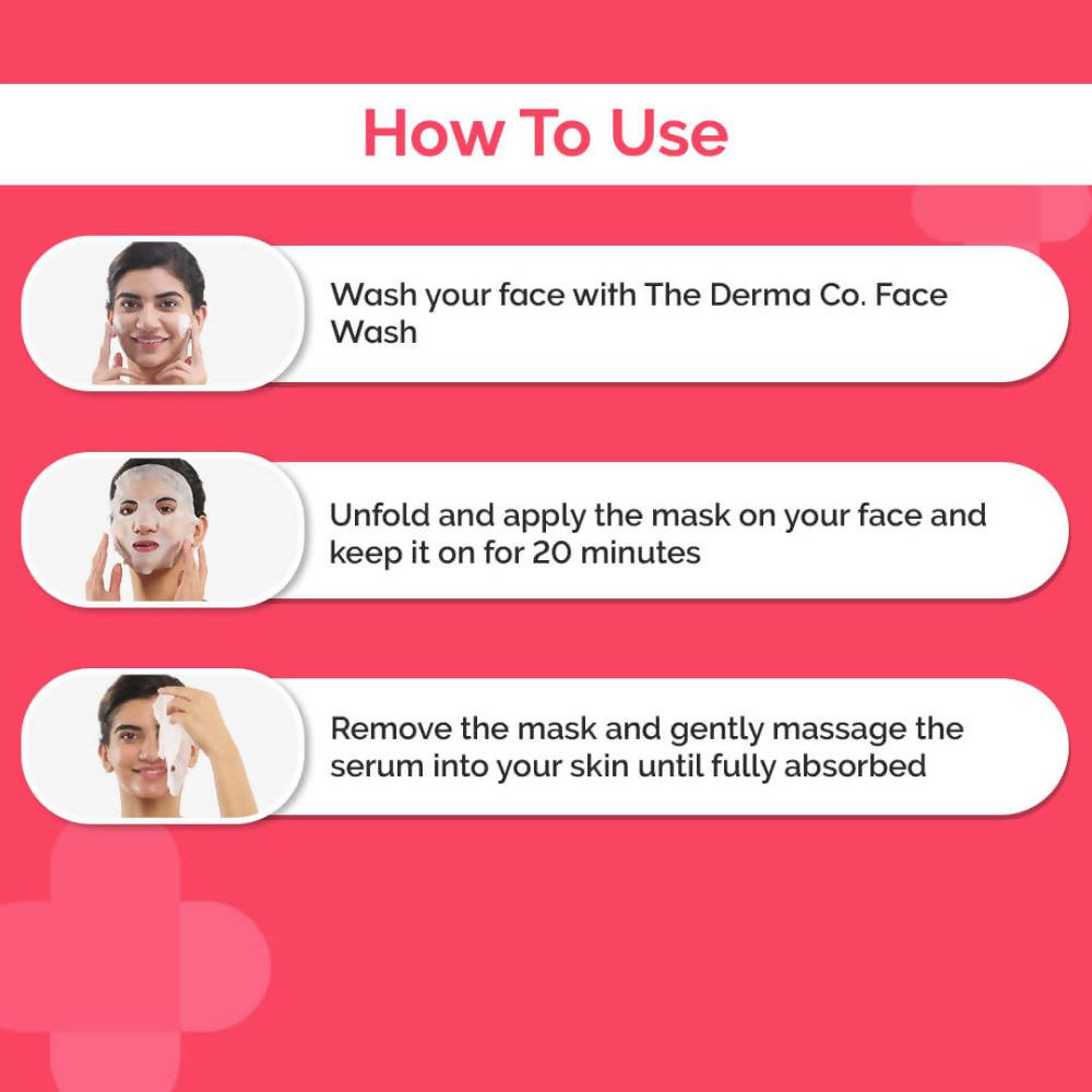 The Derma Co 1% Collagen + Peptides Sheet Mask - Drmedicart
