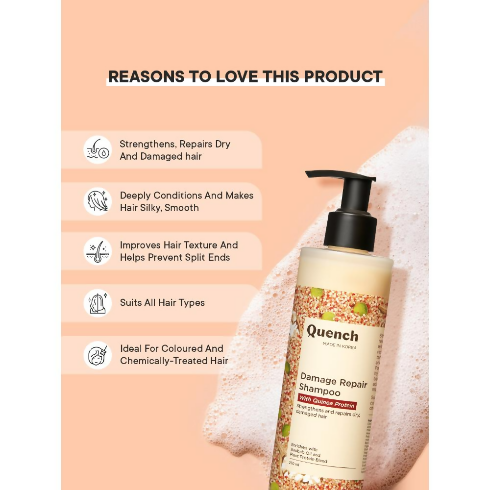Quench Damage Repair Shampoo with Quinoa & Ceramides