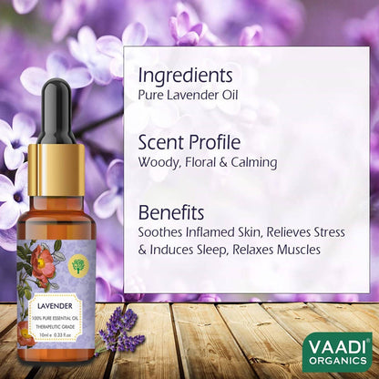 Vaadi Herbals Lavender Oil Therapeutic Grade - Drmedicart
