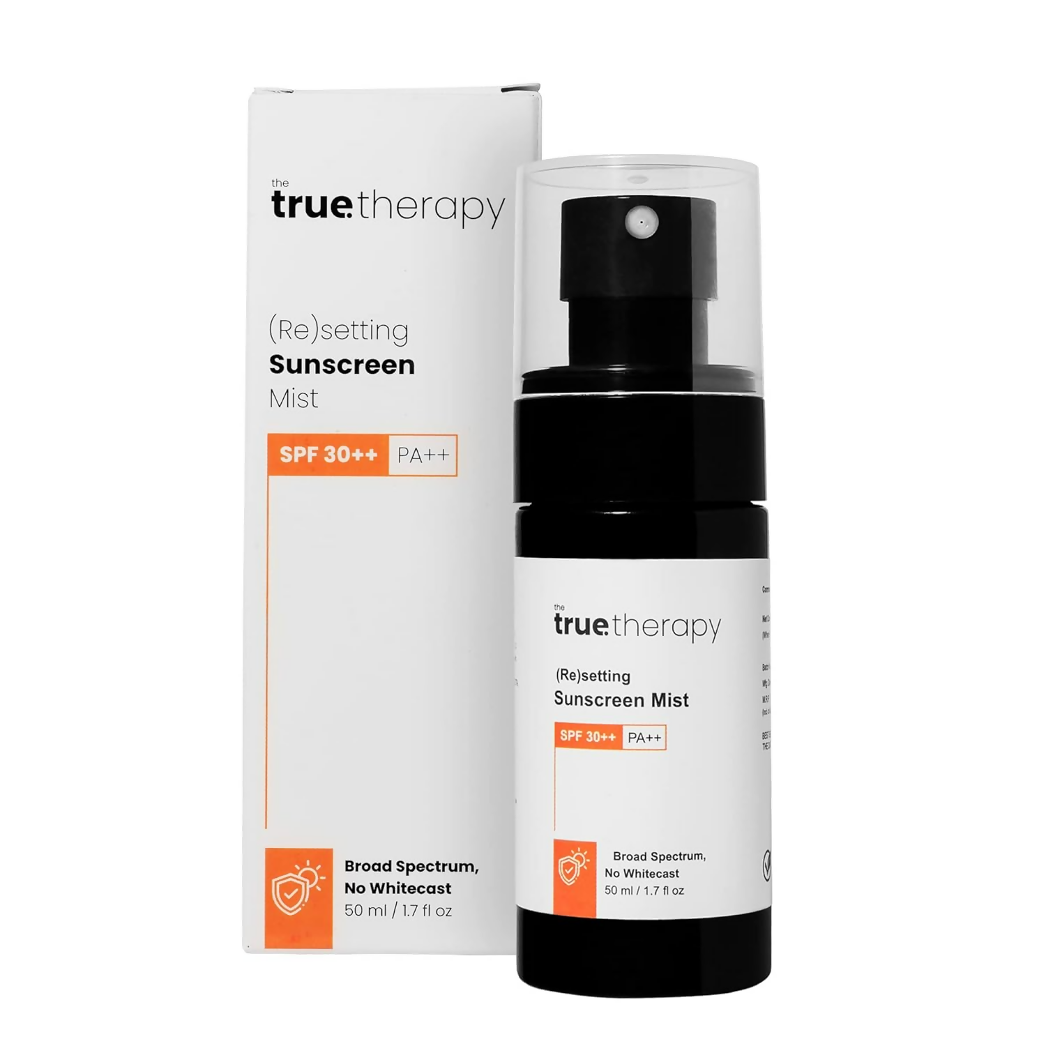 The True Therapy (Re) Setting Sunscreen Mist (Spray) For Men & Women SPF 30++ PA++