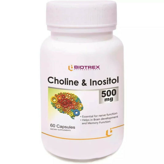 Buy Biotrex Choline And Inositol 500Mg Capsules from DrMediCart, Ship from India to USA