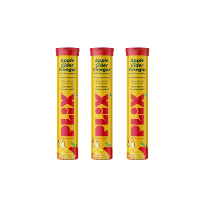 PLIX The Plant Fix Apple Cider Vinegar Effervescent Tablets with Mother - Mango