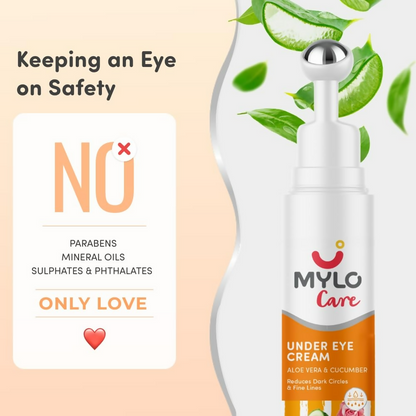 Mylo Care Under Eye Cream with Under Eye Roll-on