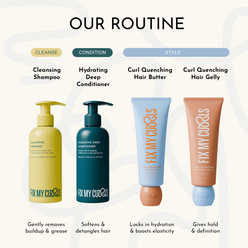 Fix My Curls Curl Quenching Moisture Styling Duo