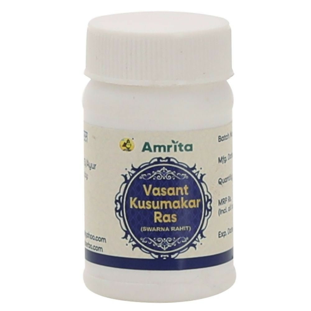 Amrita Vasant Kusumakar Ras (Swarna Rahit) Tablets