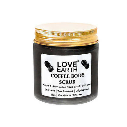 Love Earth Naked & Raw Coffee Body Scrub - DrMediCart 