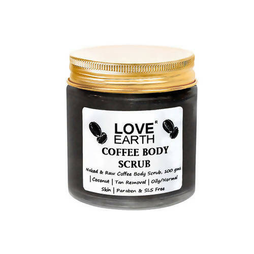 Love Earth Naked & Raw Coffee Body Scrub - DrMediCart 