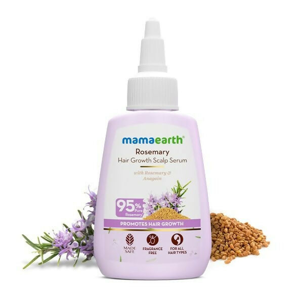 Mamaearth Rosemary Hair Growth Scalp Serum with 95% Pure Rosemary Oil - Drmedicart
