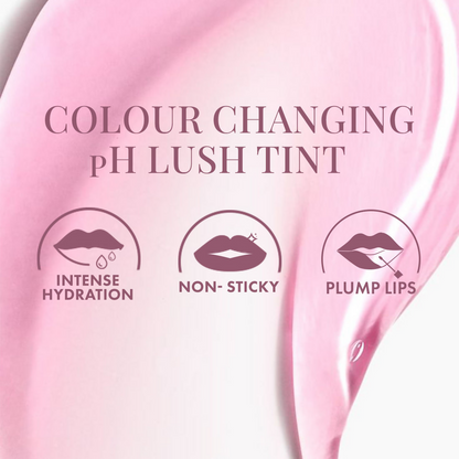 mCaffeine Shades PH Lush Lip & Cheek Color Changing Tint Hydrates Plumps Non-Sticky Tint Shift