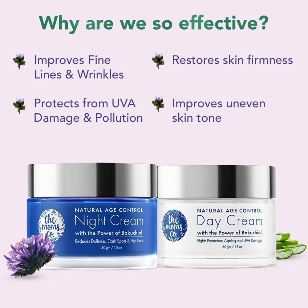 The Moms Co Natural Age Control Day And Night Care Combo - Drmedicart