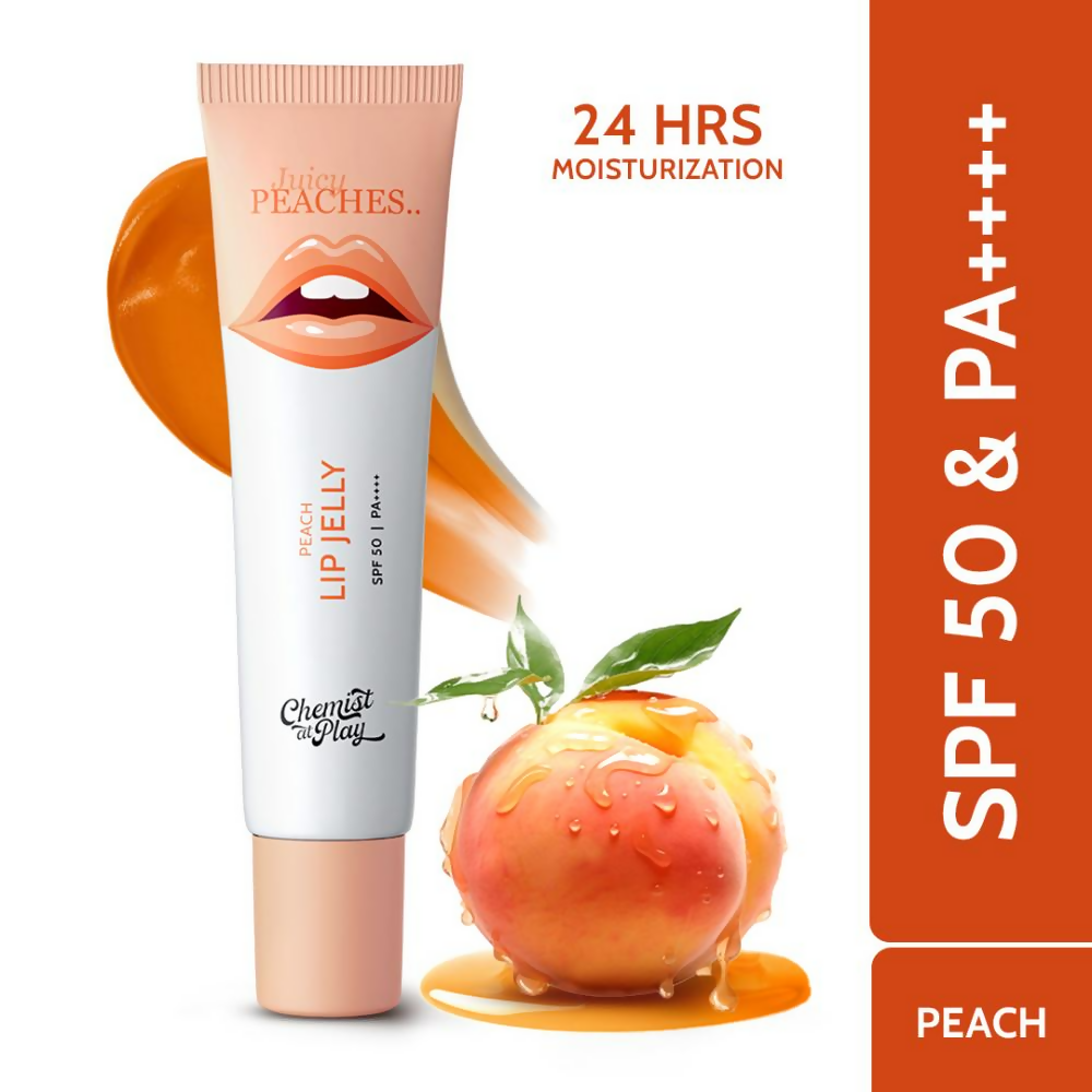 Chemist At Play Peach Lip Jelly Lip Balm With SPF 50 PA++++