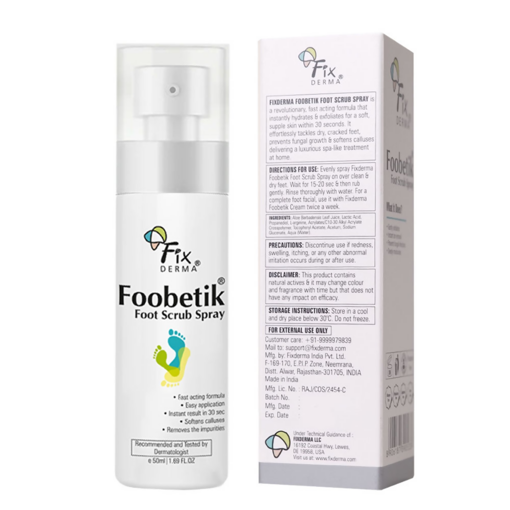 Fixderma Foobetik Foot Scrub Spray
