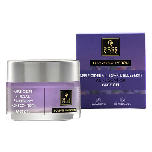 Buy Good Vibes Apple Cider Vinegar & Blueberry Acne Control Face Gel from DrMediCart, Ship from India to USA