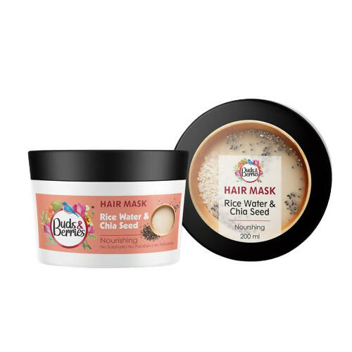 Buy Buds & Berries Nourishing Hair Mask With Rice Water & Chia Seeds from DrMediCart, Ship from India to USA