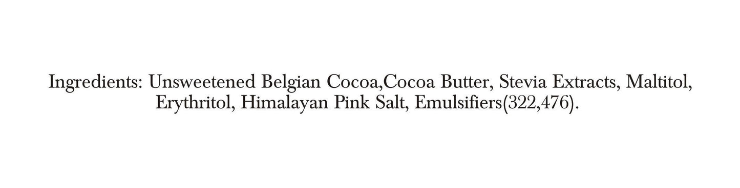Zevic 70% Dark Belgian Couverture Chocolate with Himalayan Pink Salt