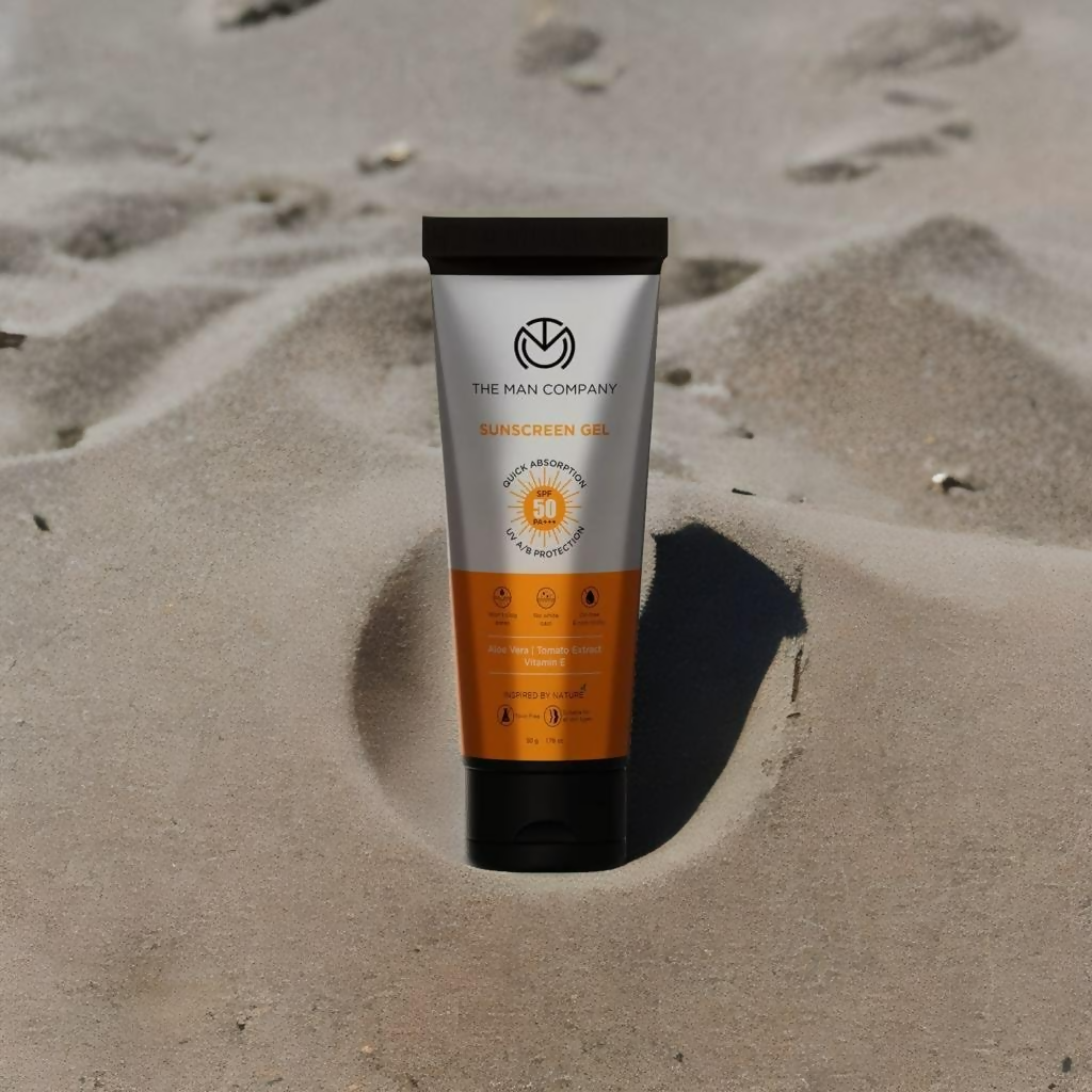 The Man Company Oil-Free Sunscreen Gel SPF 50 PA+++ For Men