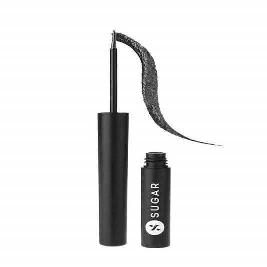 Sugar Eye Dared You So! Metallic Eyeliner - Black Mirror (Black with Silver micro glitter) - DrMediCart