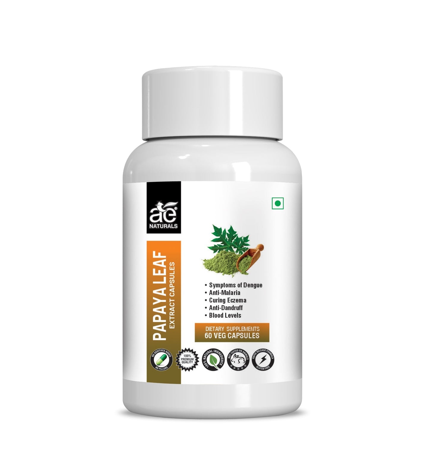 Buy Ae Naturals Papaya Leaf Extract Capsules from DrMediCart, Ship from India to USA