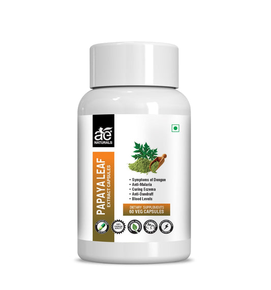 Buy Ae Naturals Papaya Leaf Extract Capsules from DrMediCart, Ship from India to USA