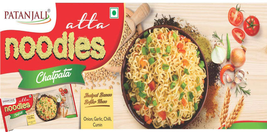 Buy Patanjali Atta Noodles Chatpataa - Family Pack (Pack of 4) from DrMediCart, Ship from India to USA