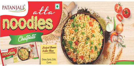 Buy Patanjali Atta Noodles Chatpataa - Family Pack (Pack of 4) from DrMediCart, Ship from India to USA