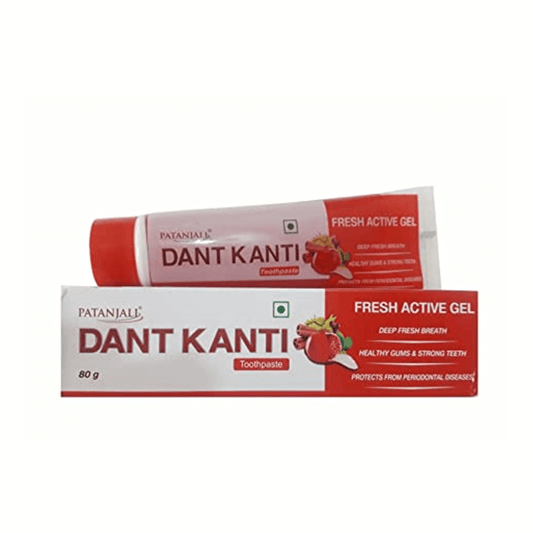 Buy Patanjali Dant Kanti Fresh Active Gel (80 GM) from DrMediCart, Ship from India to USA