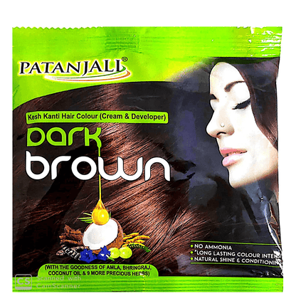 Buy Patanjali Kesh Kanti Hair Colour (Cream & Developer) - Dark Brown from DrMediCart, Ship from India to USA