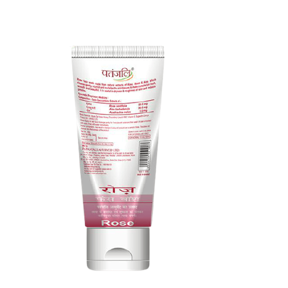 Buy Patanjali Rose Face Wash from DrMediCart, Ship from India to USA