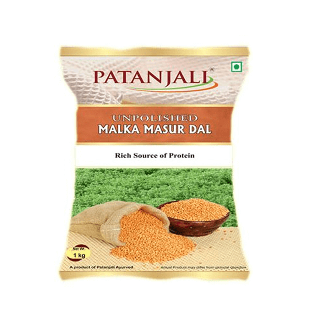 Buy Patanjali Unpolished Malka Masur Dal (1 kg) from DrMediCart, Ship from India to USA