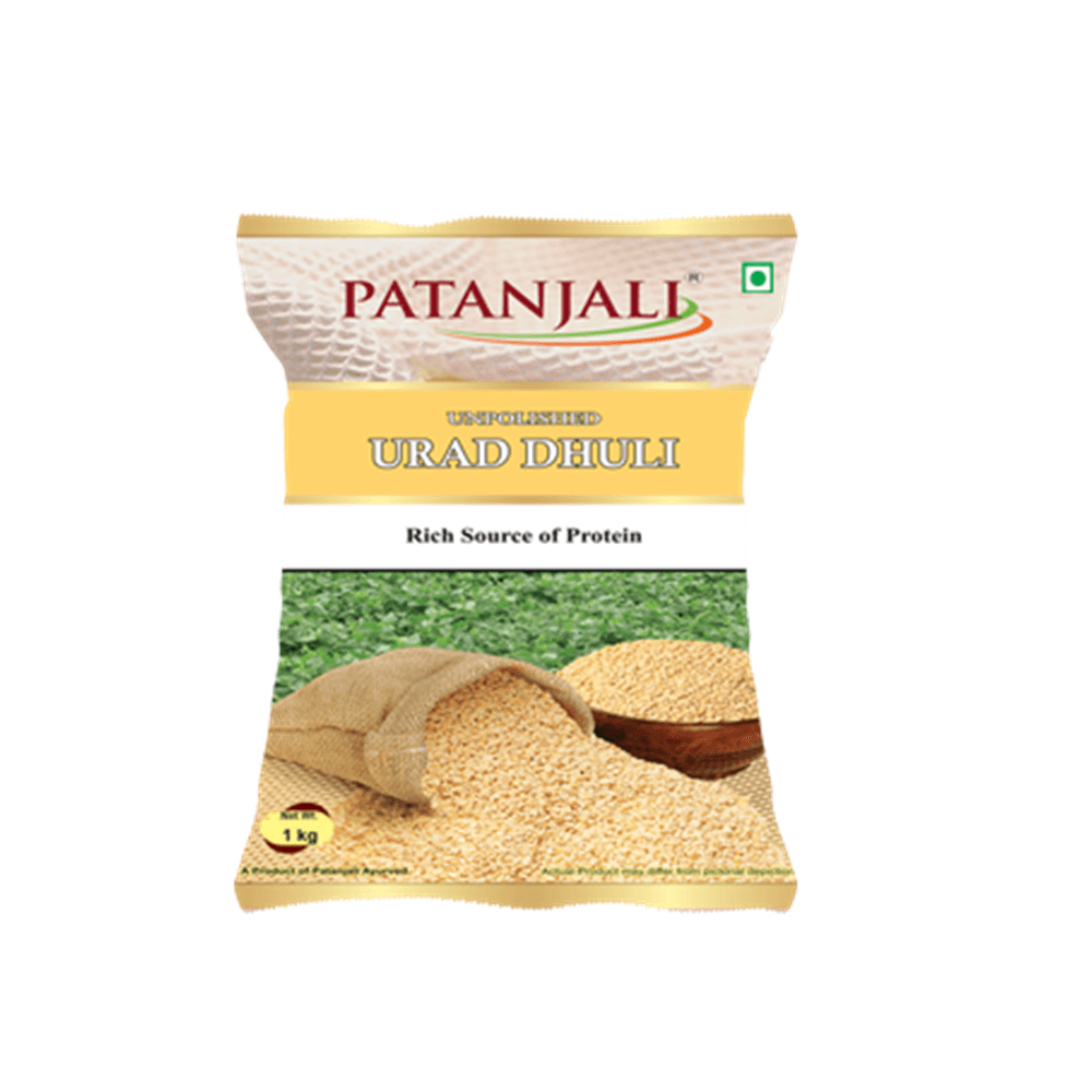 Buy Patanjali Unpolished Urad Dhuli Dal (1 kg) from DrMediCart, Ship from India to USA