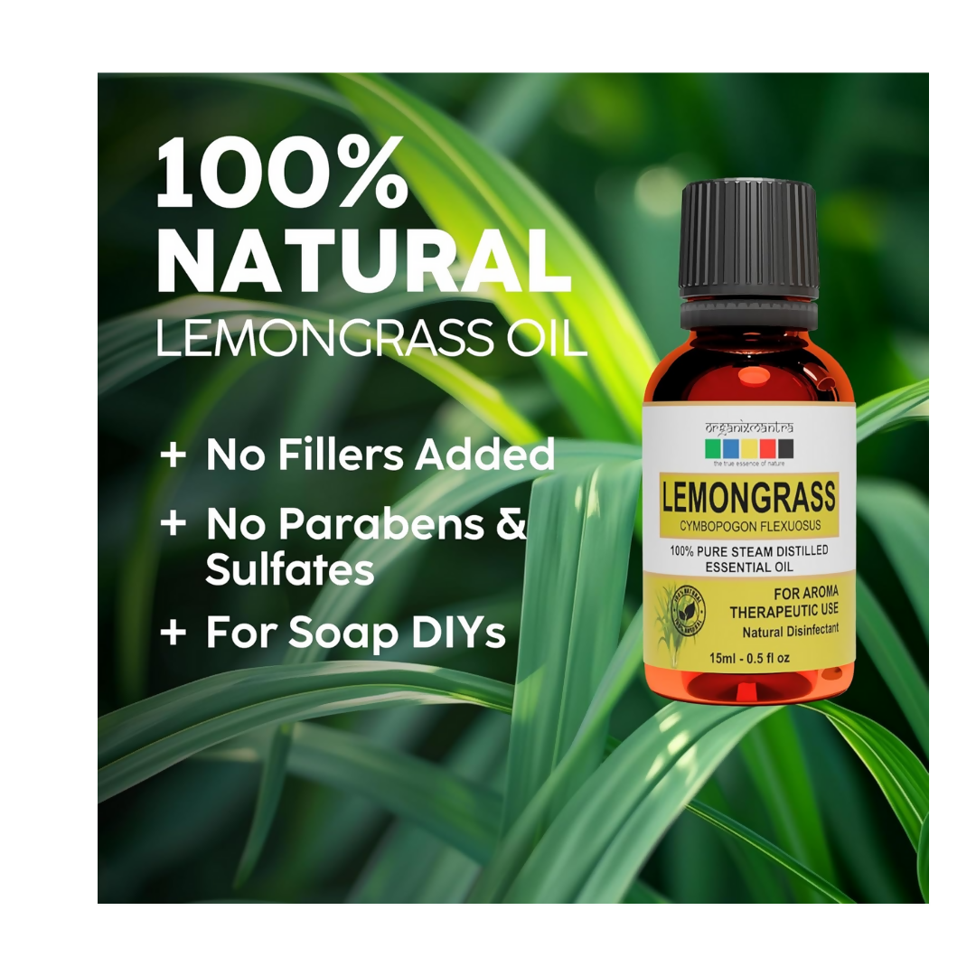 Organix Mantra Lemongrass Essential Oil for Skin
