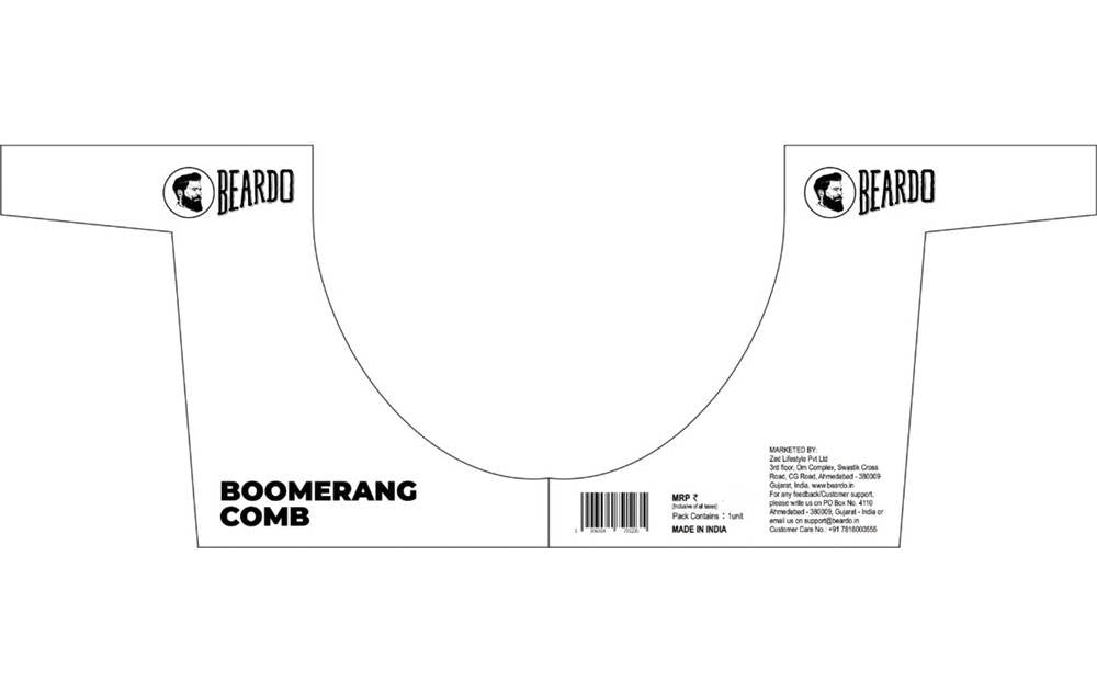 Beardo Boomerang Comb Shaping Tool - DrMediCart