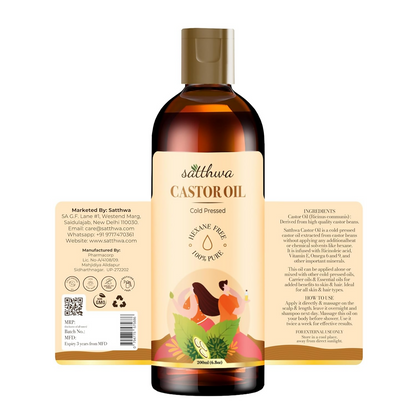 Satthwa Cold Pressed Castor Oil