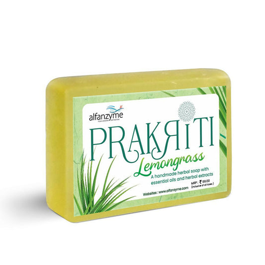 Buy Prakriti Herbal Soap Lemongrass from DrMediCart, Ship from India to USA