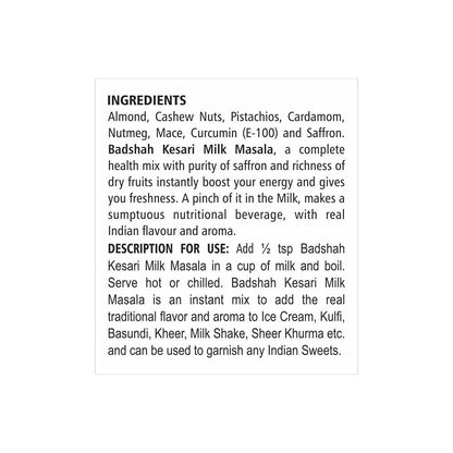 Badshah Kesari Milk Masala Powder