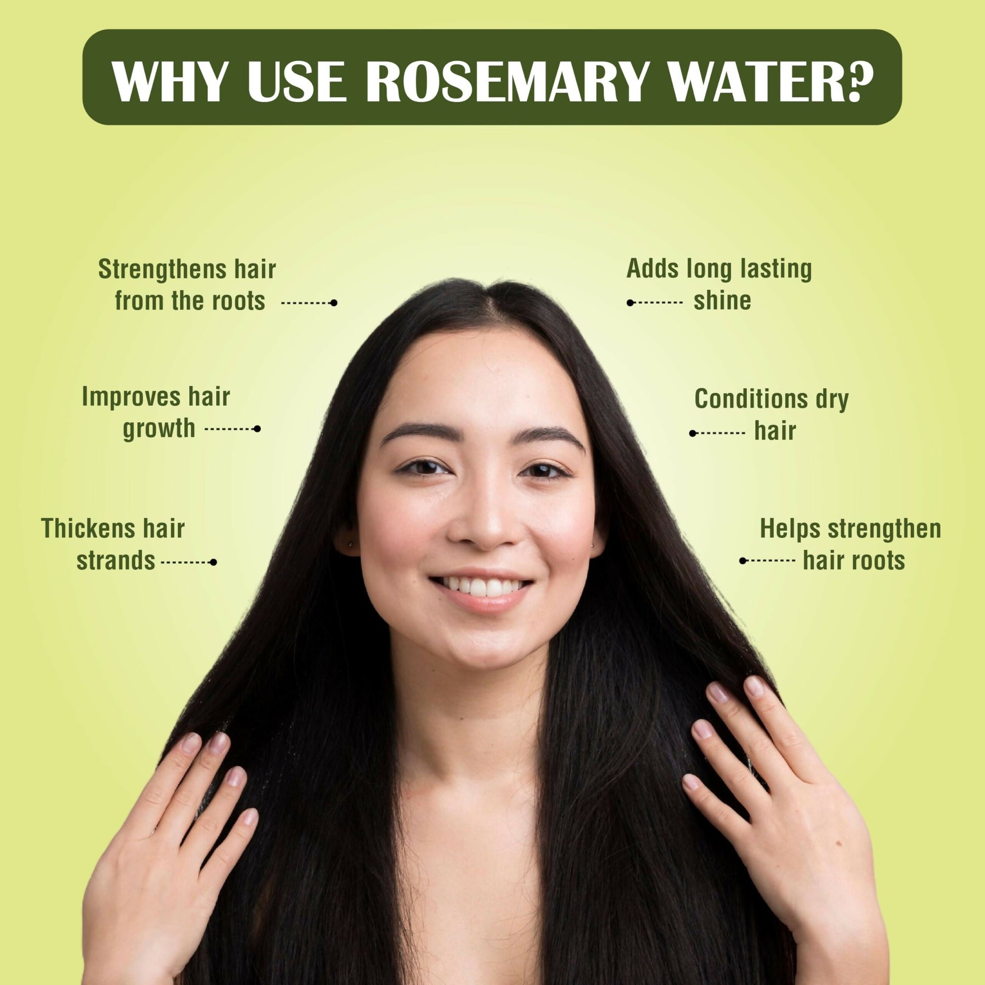Myherb Rosemary Water Hair Spray For Regrowth, Helps Reduce Hairfall, Strengthens Hair