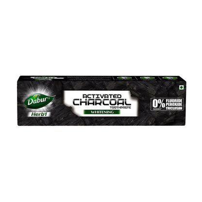 Buy Dabur Herb'l Activated Charcoal & Mint Whitening Toothpaste from DrMediCart, Ship from India to USA