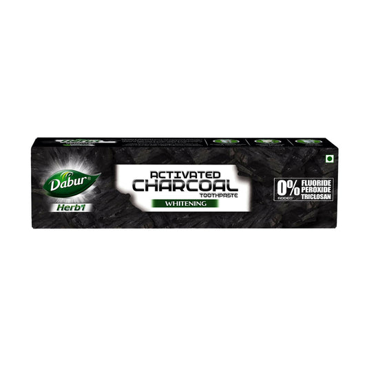 Buy Dabur Herb'l Activated Charcoal & Mint Whitening Toothpaste from DrMediCart, Ship from India to USA