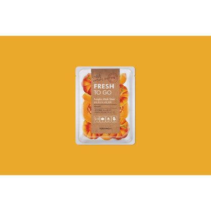 Tonymoly Fresh To Go Pumpkin Mask Sheet Firming - Korean Skincare