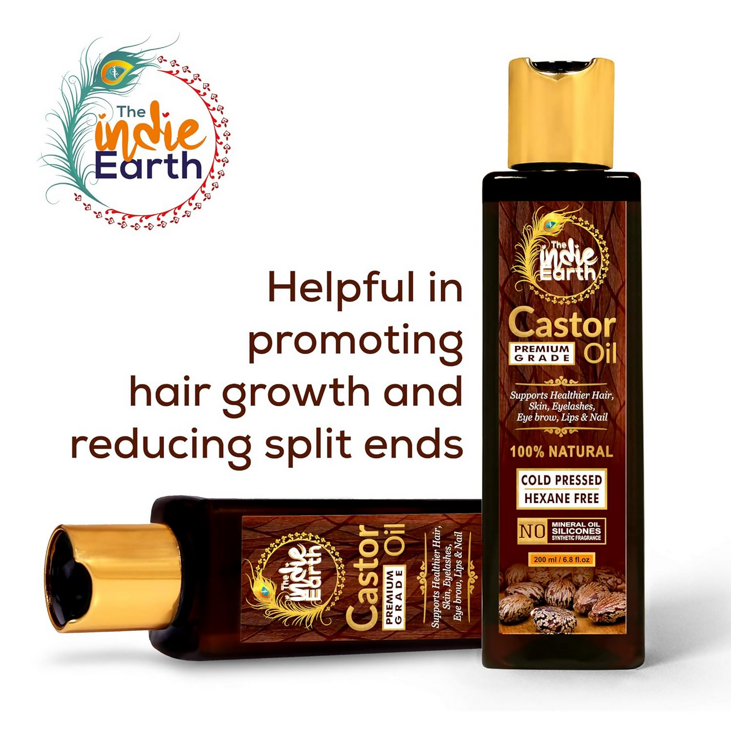 The Indie Earth Premium Grade 100% Pure Castor Oil