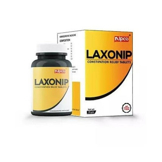 Buy Nipco Homeopathy Laxonip Constipation support   Tablets from DrMediCart, Ship from India to USA