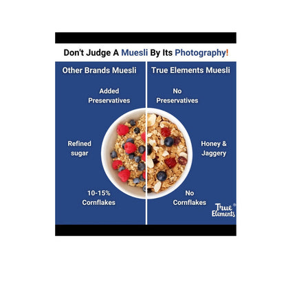 True Elements Cranberry And Blueberry Muesli - Drmedicart