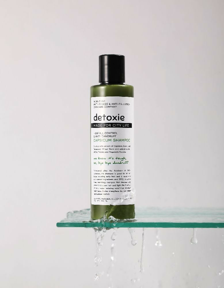Detoxie Anti-Dandruff & Flake Relief Capsicum Shampoo