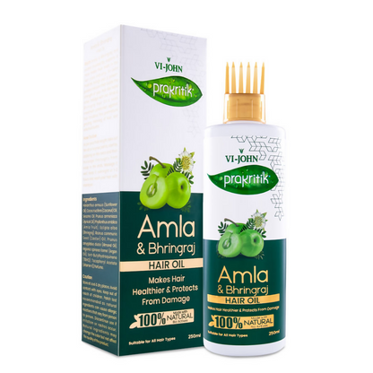 VI-JOHN Prakritik Amla & Bhringraj Hair Oil