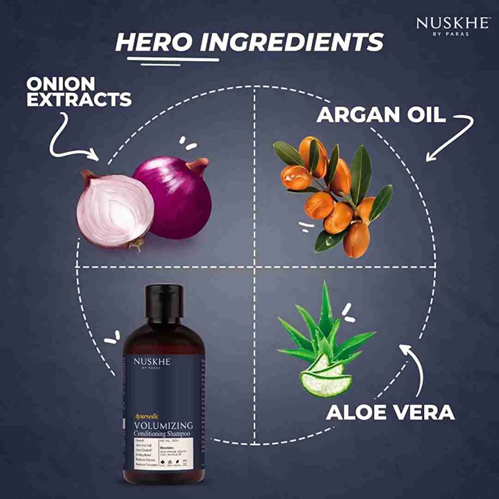 Nuskhe By Paras Ayurvedic Volumizing Conditioning Shampoo