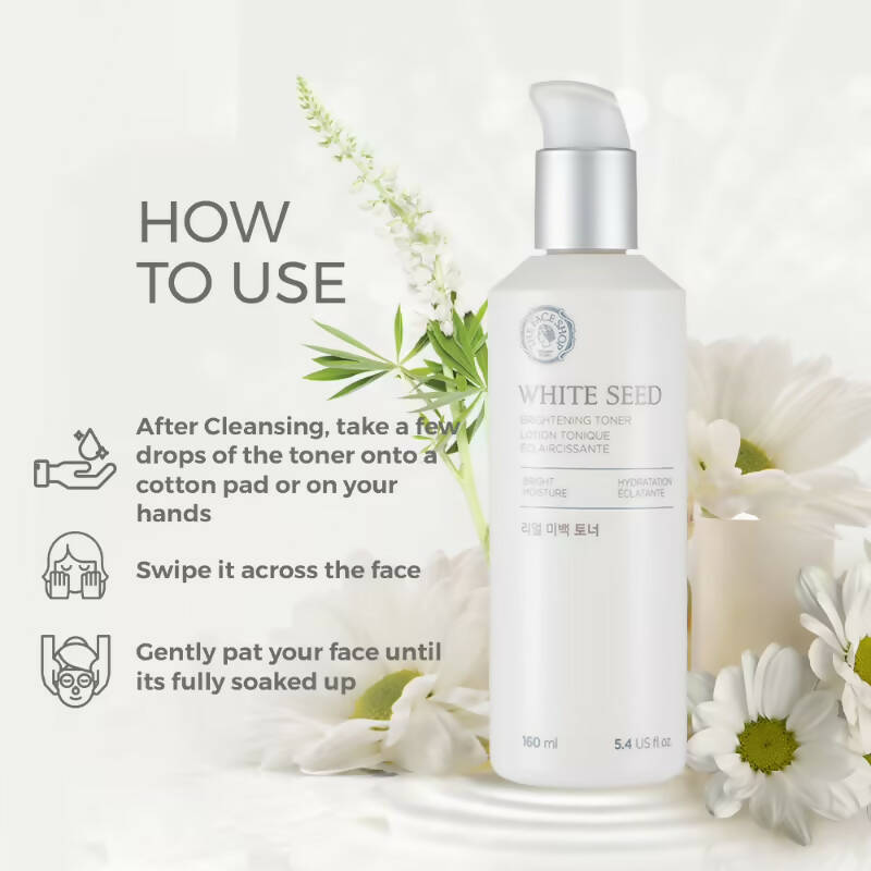 The Face Shop White Seed Brightening Toner - Korean Skincare
