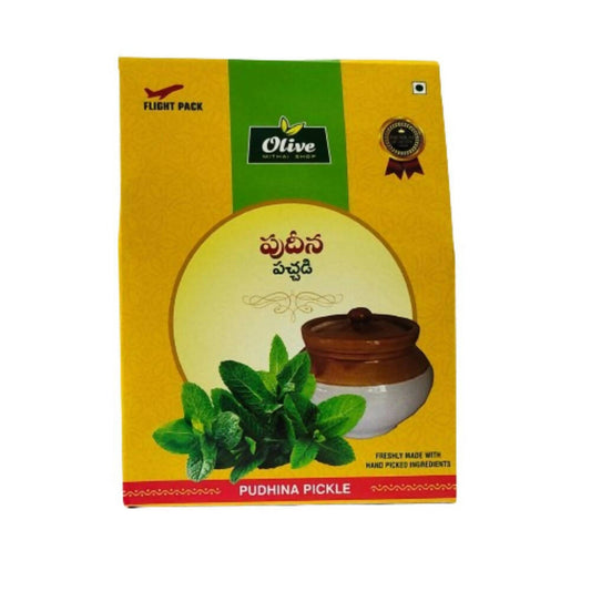 Buy Olive Mithai Pudina pickle from DrMediCart, Ship from India to USA
